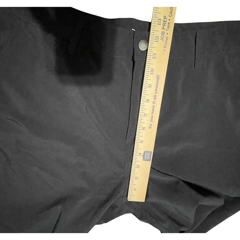 Panama Jack Mens Performance Golf Shorts Size 34 Charcoal Grey Flat Front